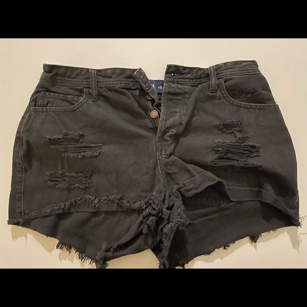 hollister jean shorts